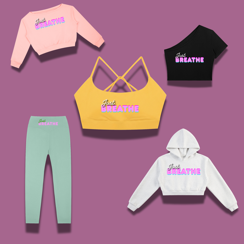 Autorská kolekcia dámskeho fitnes oblečenia Just breathe