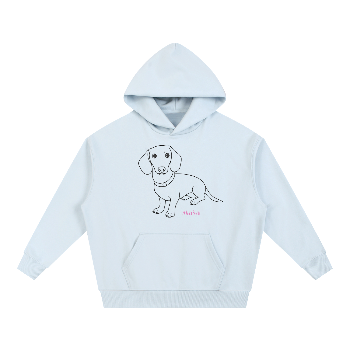 Unisex oversized mikina s potlačou domáceho miláčika – personalizovaný dizajn