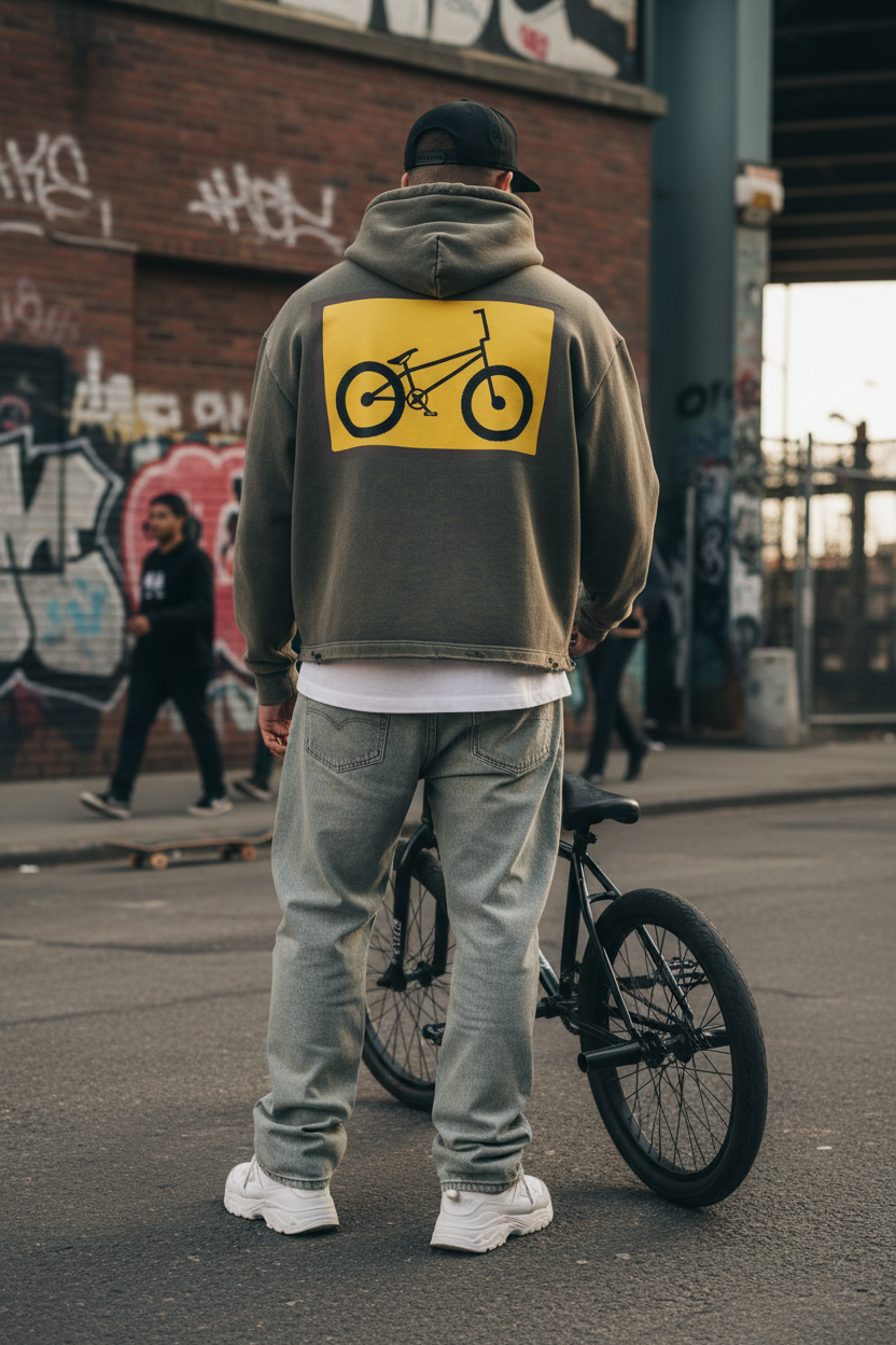 Unisex vintage mikina s potlačou – štýl, ktorý drží