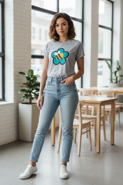Women's Printed Bodycon T-shirt