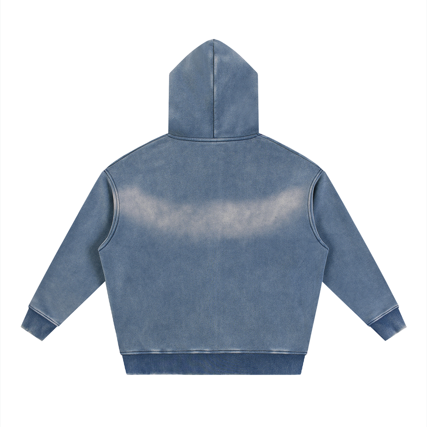 Oversized Washed Zip Hoodie – unisex mikina na každý deň