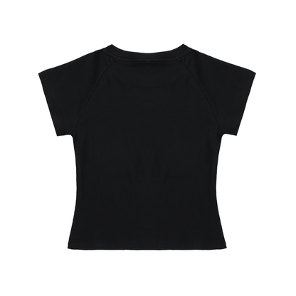 Women's Printed Bodycon T-shirt