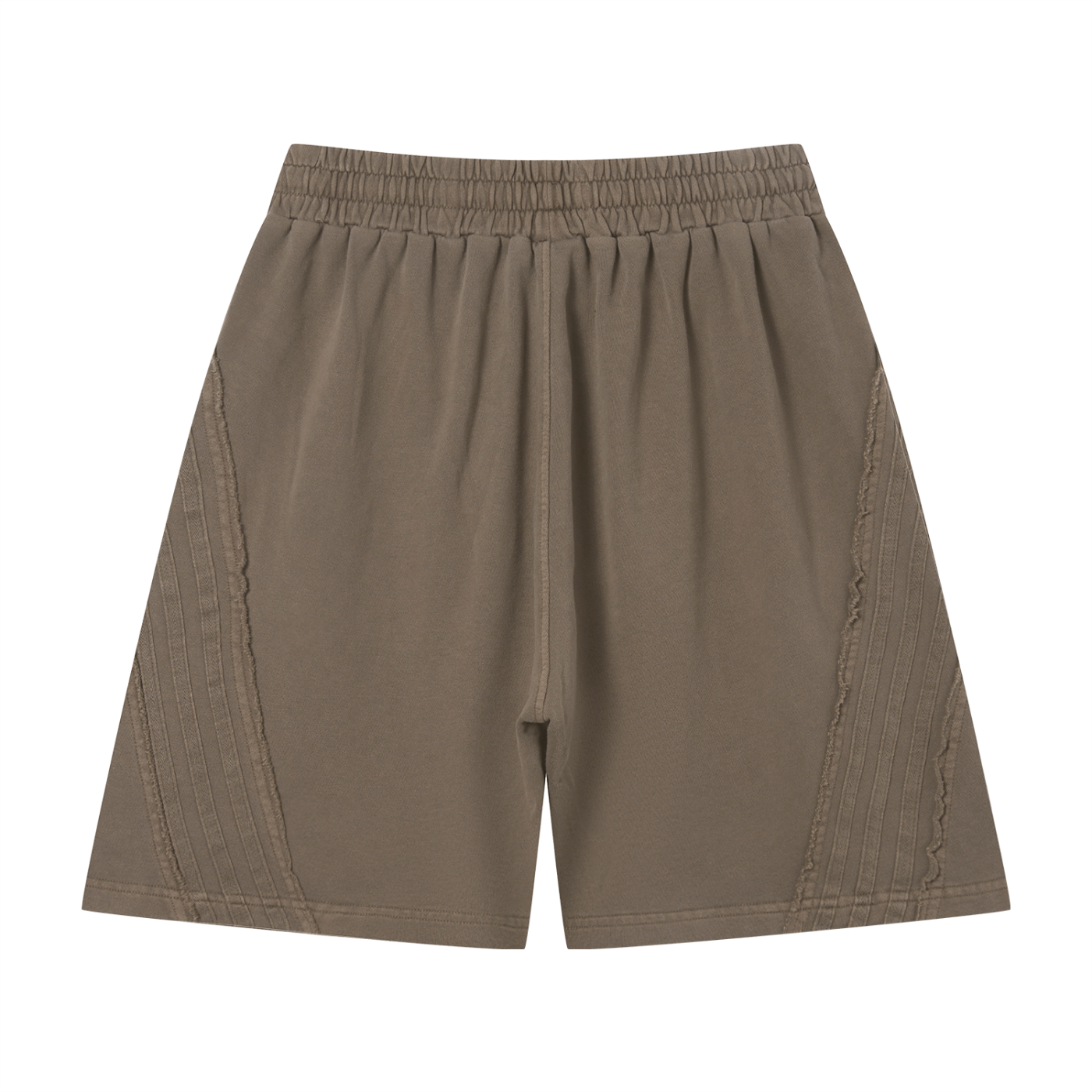 Unisex Vintage Shorts with Raw Edge Effect by Earn the Look