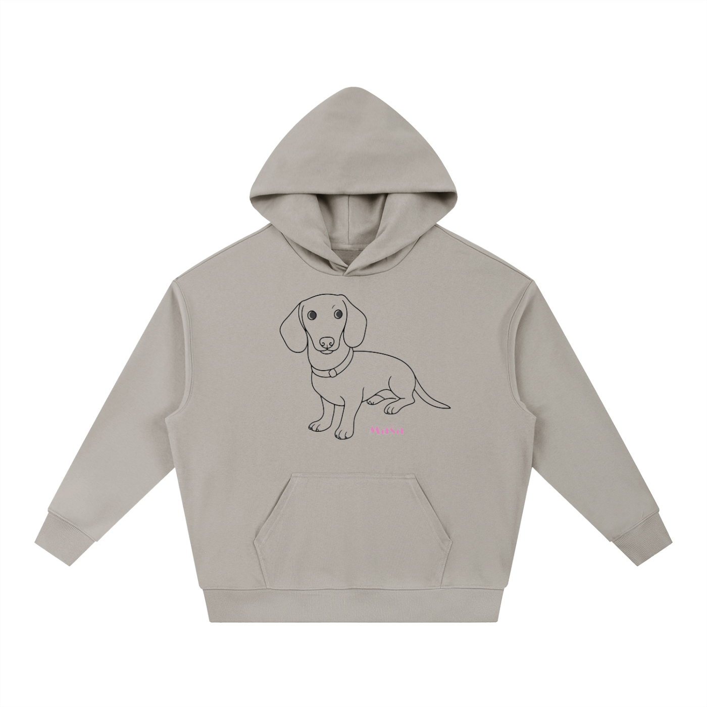 Unisex oversized mikina s potlačou domáceho miláčika – personalizovaný dizajn