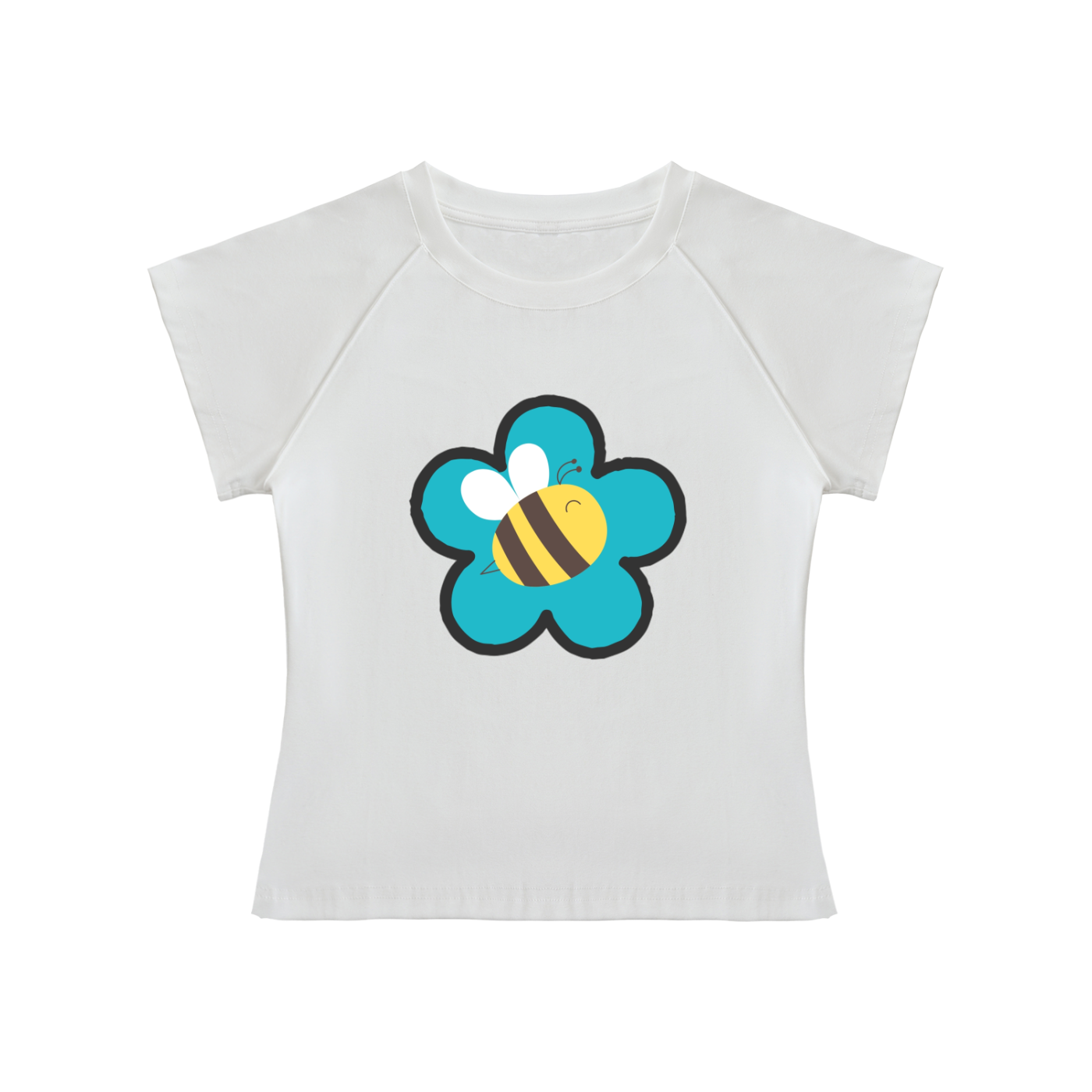 Women's Printed Bodycon T-shirt