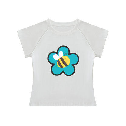 Women's Printed Bodycon T-shirt
