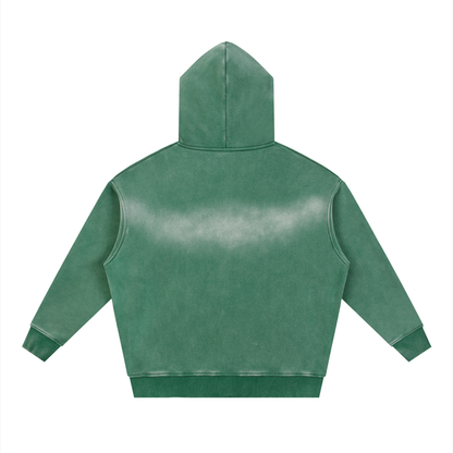 Oversized Washed Zip Hoodie – unisex mikina na každý deň