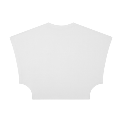 Dámsky crop top s potlačou „Just Me My Self“