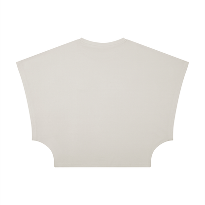 Dámsky crop top s potlačou „Just Me My Self“