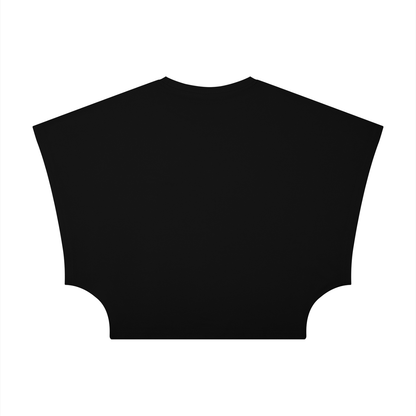 Dámsky crop top s potlačou „Just Me My Self“