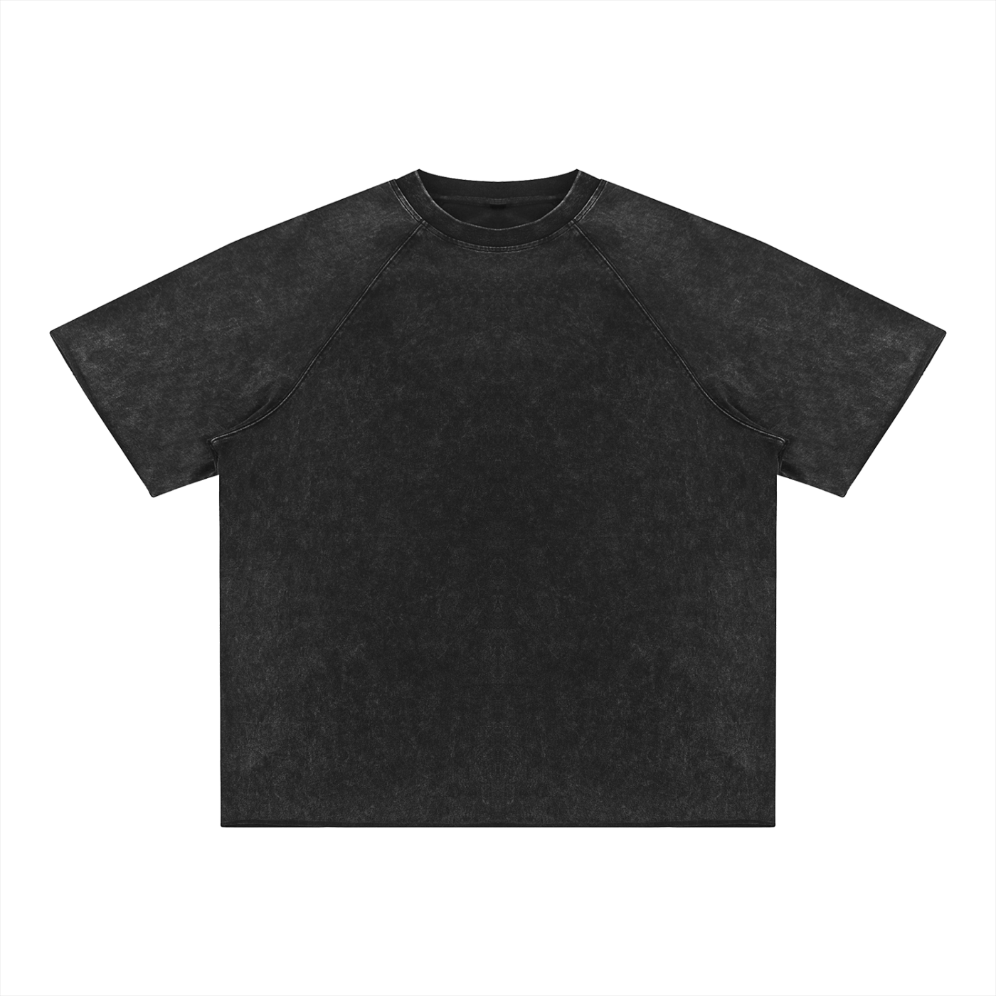 Ttričko s minerálnym vypraním a surovým okrajom s  potlačou Earn the Look