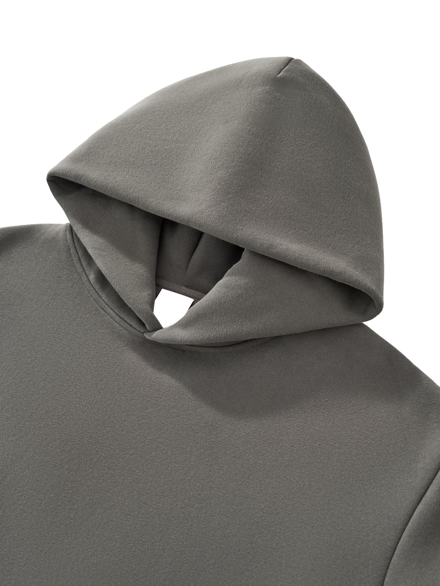 Hoodie with "Earn the look" print on the sleeves