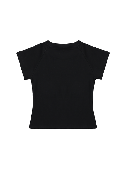 Women's Printed Bodycon T-shirt