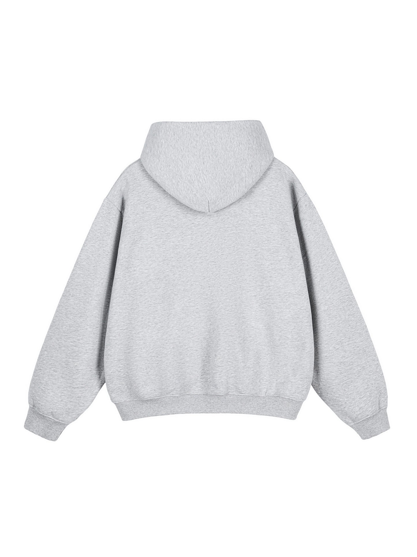 Hoodie with "Earn the look" print on the sleeves