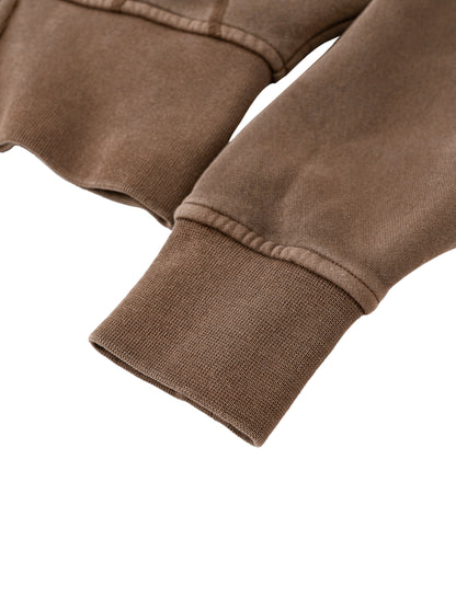 Dámska crop mikina na zips s odnímteľnou kapucňou