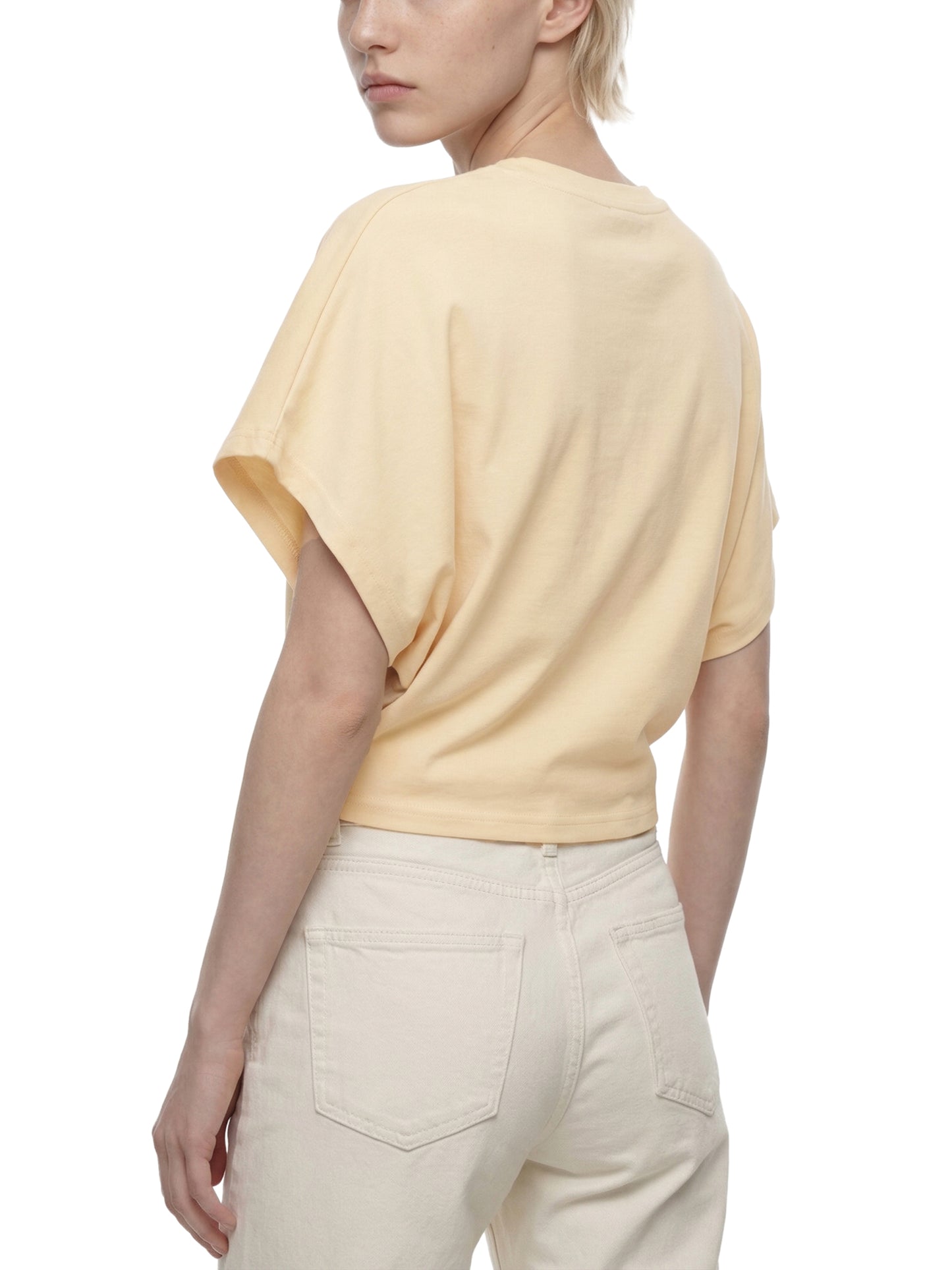Dámsky crop top s potlačou „Just Me My Self“