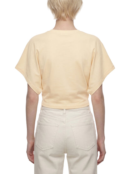 Dámsky crop top s potlačou „Just Me My Self“