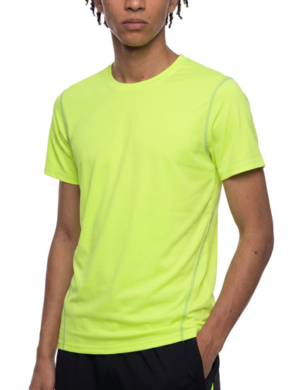 Pánske funkčné tričko s kontrastným stehom s  potlačou Earn the Look