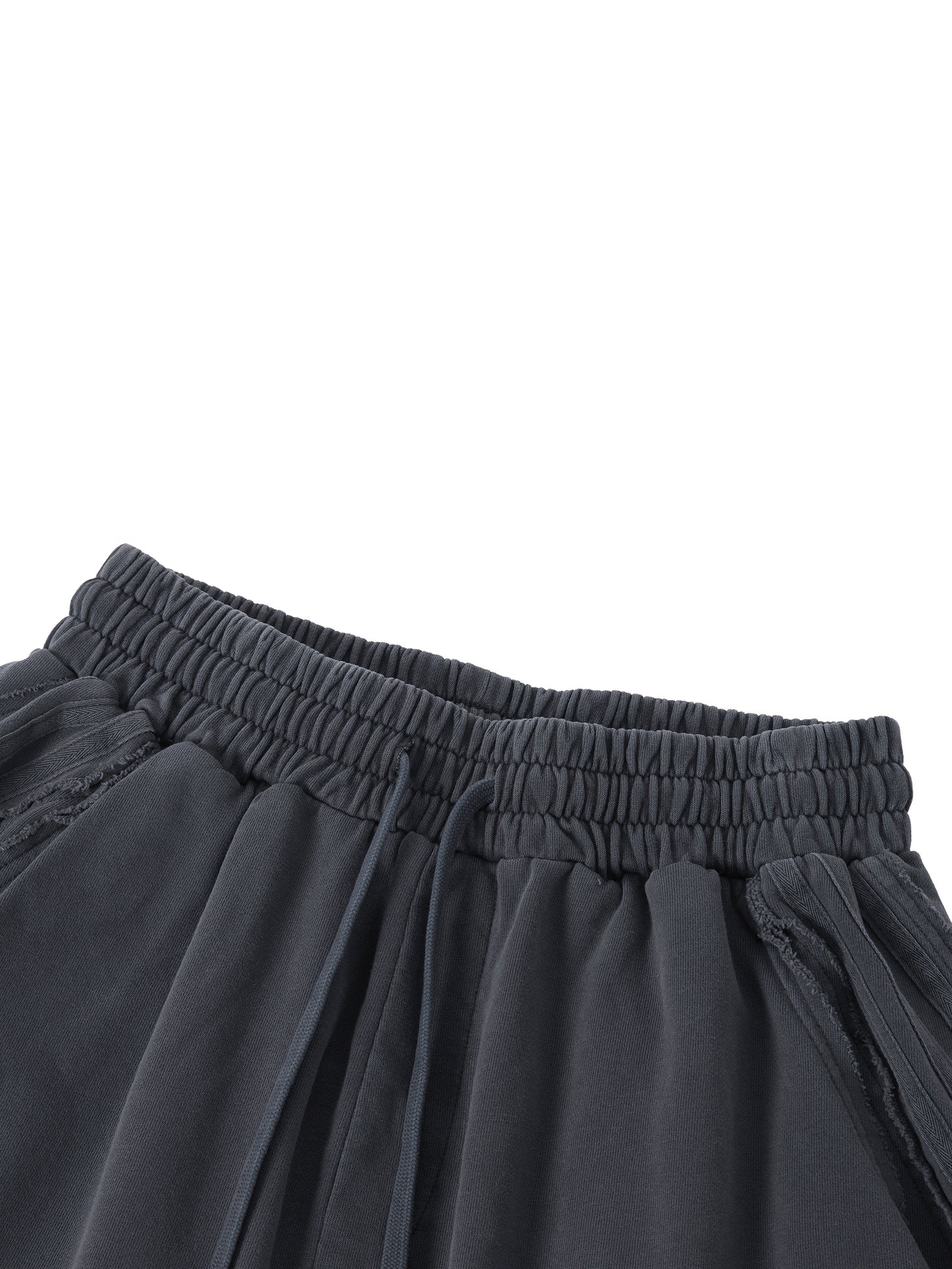Unisex Vintage Shorts with Raw Edge Effect by Earn the Look