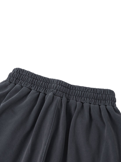 Unisex Vintage Shorts with Raw Edge Effect by Earn the Look
