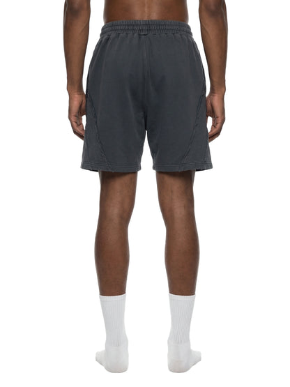 Unisex Vintage Shorts with Raw Edge Effect by Earn the Look